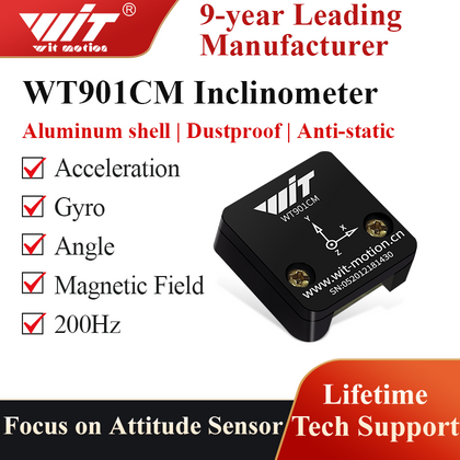 WITMOTION WT901CM ICM42605 acceleration angle sensor gyroscope magnetic field tilt module