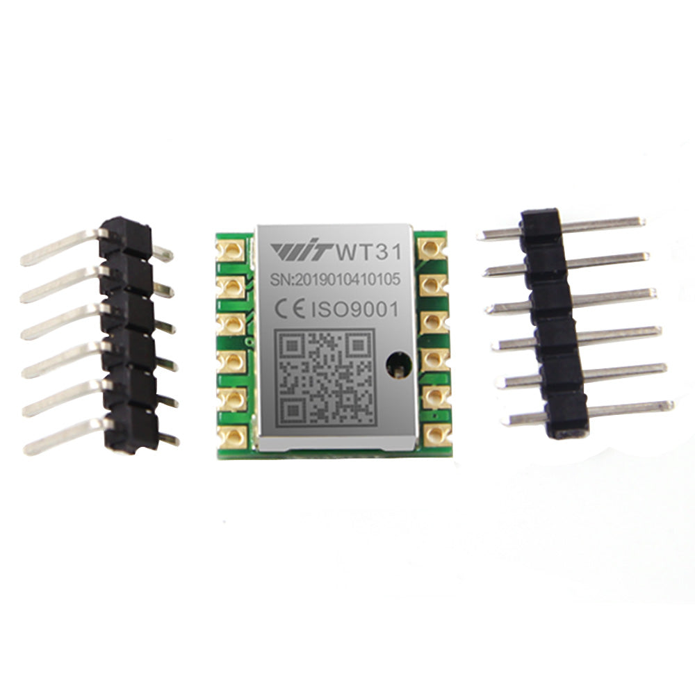 WitMotion WT31N High-Accuracy 3-Axis TTL Acceleration Sensor, 2-axis Angle Measurement, Unaffected by Magnetic Field, 3.3-5V Triple-axis AHRS IMU for Arduino and More - WitMotion