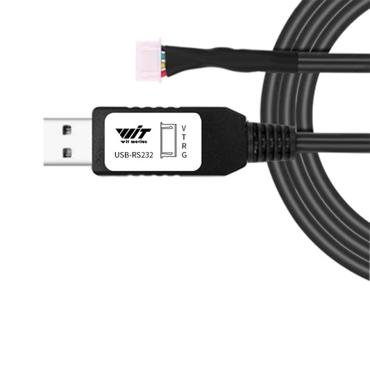 WitMotion USB to TTL/232/485 UART Converter Cable with CH340 Chip, Terminated by 4 Way Female Socket Header, Serial Adapter (1m/3.28ft, Black), Windows 10,8,7, Linux MAC OS - WitMotion