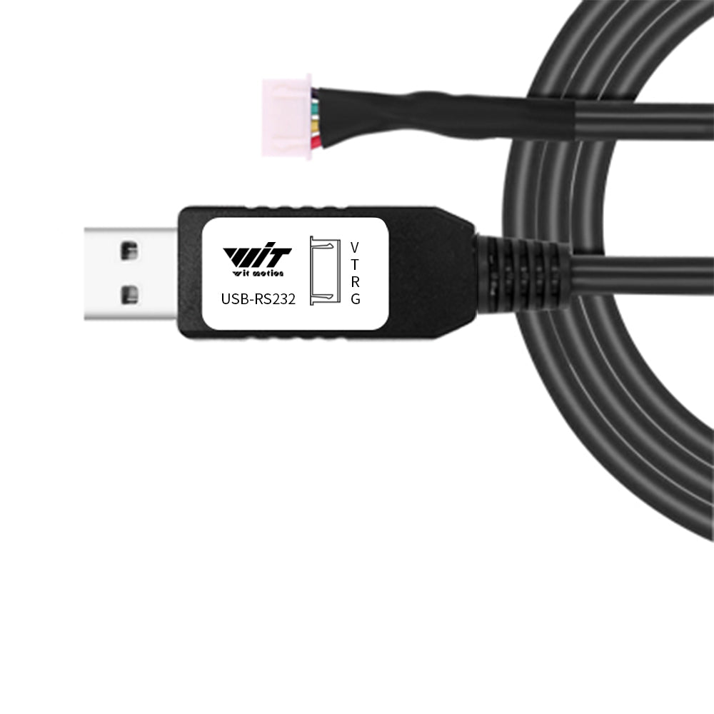 WitMotion USB to TTL/232/485 UART Converter Cable with CH340 Chip, Terminated by 4 Way Female Socket Header, Serial Adapter (1m/3.28ft, Black), Windows 10,8,7, Linux MAC OS